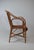 French Provincial Rattan Armchair For Sale - Image 5 of 16