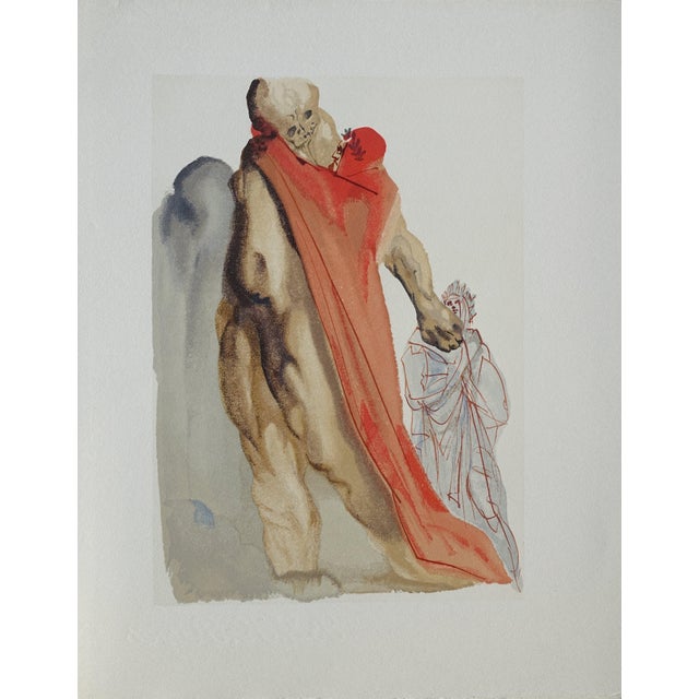 Salvador Dali, Les reproches de Virgile, Etching For Sale