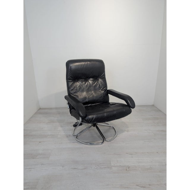 Danish Unico Lounge Chair in Leather and Chrome, 1960s For Sale - Image 18 of 18