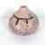 Shabby Chic Vintage Studio Pottery Vase With Peacock and Raised Flower Details Pink Signed by Artist For Sale - Image 3 of 11