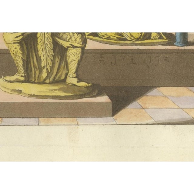 Ferrario, Chinese Religious Figures and Temple Statues Costumes, 1815, Print For Sale - Image 9 of 14