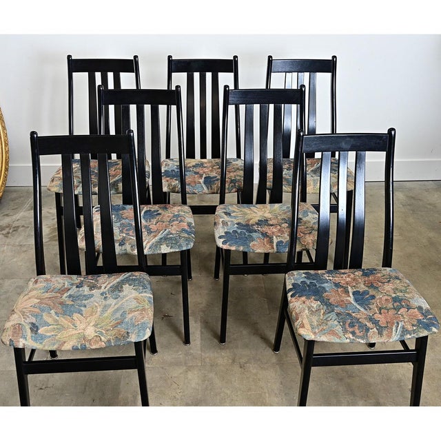Set of 7 Mid-Century Chairs from Denmark For Sale - Image 11 of 18