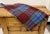 2020s Merino Lambswool Knee Rug / Blanket in a Colorful Blue Plaid Pattern- Made in England For Sale - Image 5 of 11