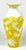 Glass Pristine Vintage Chinese Peking Glass Vase Yellow Over White Carved Surface For Sale - Image 7 of 9
