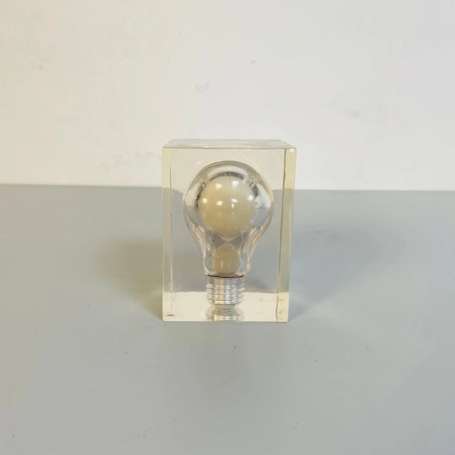 Mid-Century French Modern Acrylic Sculpture by Pierre Giraudon, 1970s For Sale - Image 9 of 10