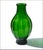 Vintage Facet Cut Emerald Green Czech Art Glass Vase For Sale - Image 9 of 9