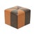 Vintage Square Pouf in Brown Patchwork, 1960s For Sale - Image 12 of 12