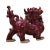 Chinese Modernize Artistic Purple Red Glaze Ceramic Fengshui Pixiu Figure For Sale - Image 4 of 7