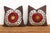 Pair of 18" Orange Flower Suzani Pillow Covers For Sale In Los Angeles - Image 6 of 9