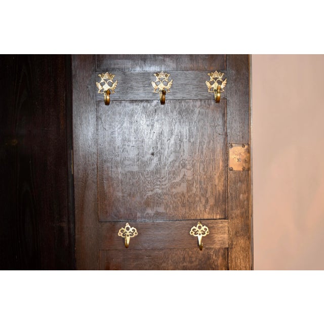 Late 19th Century English Wardrobe, Dated 1897 For Sale - Image 10 of 11