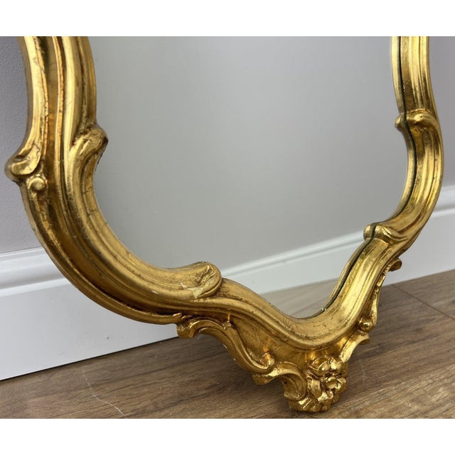 Vintage French Style Ornate Wall Mirror For Sale - Image 3 of 13