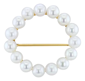 3MM Cultured Pearl Brooch