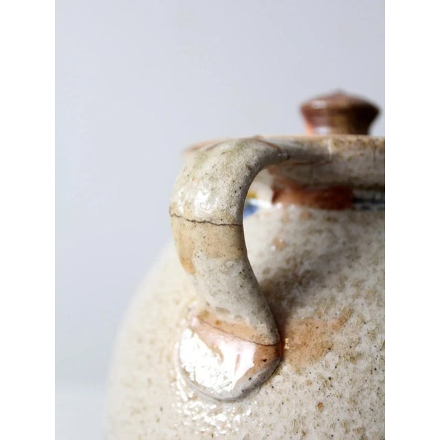 Vintage Studio Pottery Jug Vase For Sale - Image 12 of 13