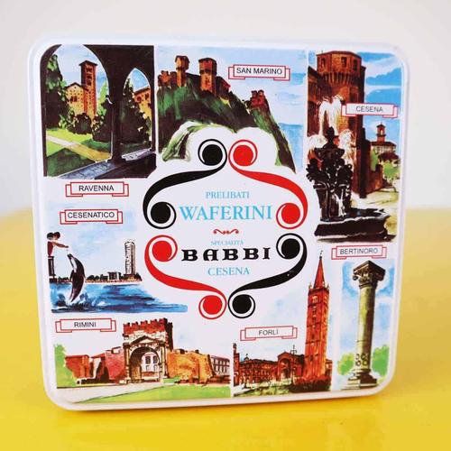 Elegant Metal Box Waferini Babbi