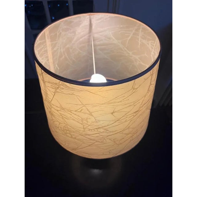 1970s Large Brutalistic Sandstone Table Lamp, 1970s For Sale - Image 5 of 9