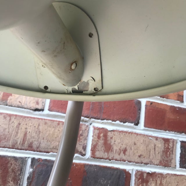 1940s Kurt Versel Enameled Atomic Industrial Floor Lamp For Sale - Image 10 of 18