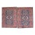 Antique Zabihi Collection Navy Heriz Accent Rugs - A Pair - 4'10" x 6'1" For Sale