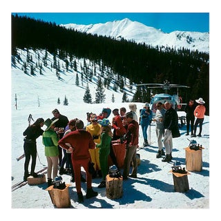 Slim Aarons, Snowmass Picnic, 1967, Photograph on Photo Paper For Sale