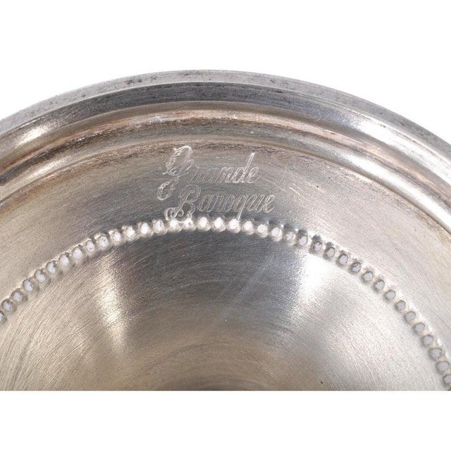 Metal Antique American Sterling Silver Tazza Compote Wallace & Son Grand Baroque 1925 For Sale - Image 7 of 8