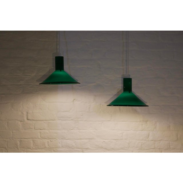 Glass Small Glass Pendant Light by Michael Bang for Holmegaard, 1970s For Sale - Image 7 of 7