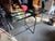 1950s Post Modern Steel and Glass French 1950s Console Table For Sale - Image 5 of 6