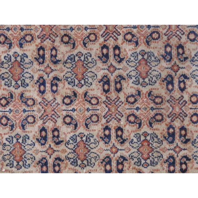 1900's Antique Senneh , 3'8" X 4'10" For Sale - Image 4 of 9