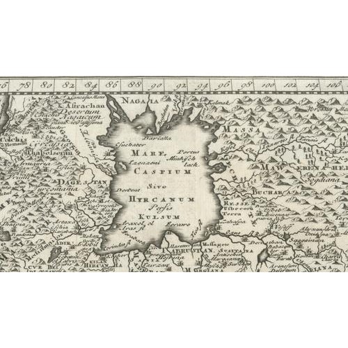Cluver Persia Map with Armenia & Mesopotamia, 1697 For Sale - Image 4 of 10