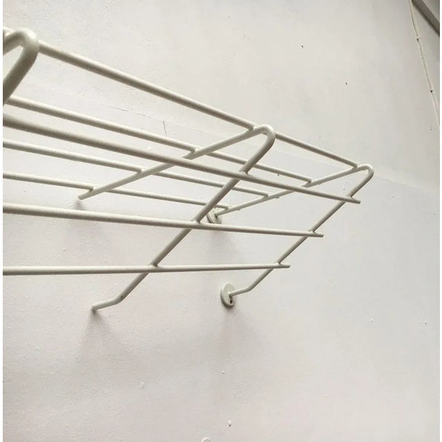 Mid-Century Modern Minimalist Coat Metal Rack, 1960s For Sale - Image 11 of 18