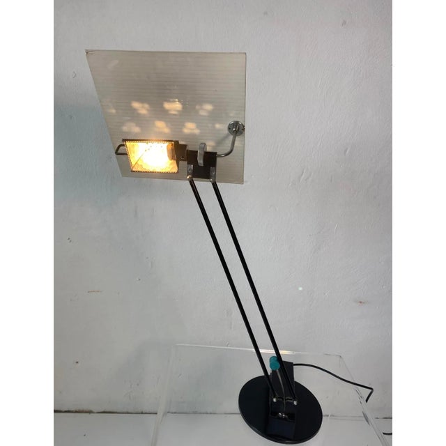 1980s French Industrial Postmodern Lamp by Sacha Ketoff for Aluminor, 1980s For Sale - Image 5 of 8