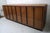 Gorgeous vintage modern laquered dresser by Henredon featuring five drawers and two shelves behind four doors. No maker's...