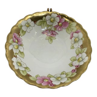 Gold Flourished Bavarian Bowl For Sale