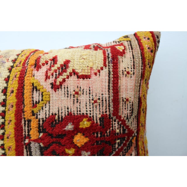 Turkish Kilim Decorative Pillow Cover - 16"x16" For Sale - Image 4 of 9
