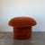 W24 D24 H18 Top W25 H6.5 Base W15.5 H11.25 Mushroom ottoman made for a staging project. Plush top with a wood interior and...
