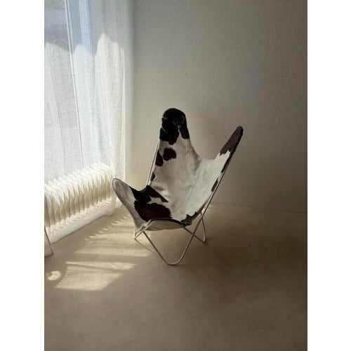 Vintage Cowhide Leather Butterfly Chair, 1970s For Sale - Image 12 of 12