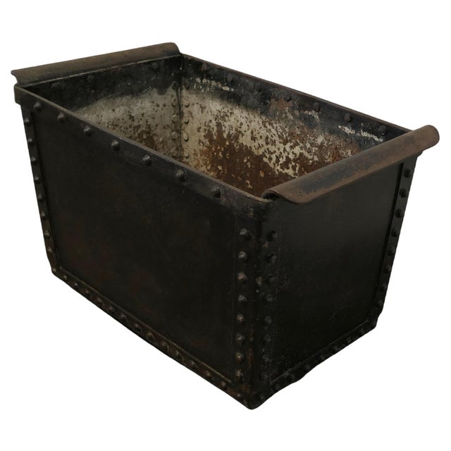 Antique Riveted Planter, 1890s For Sale