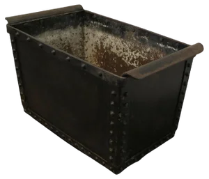 Antique Riveted Planter, 1890s