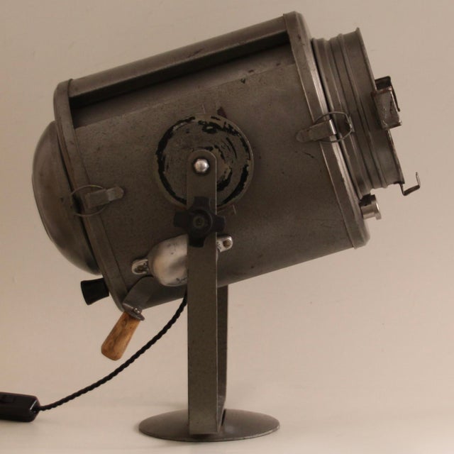 Vintage French Theater Spotlight from A.E. Cremer, 1950s For Sale - Image 15 of 15