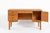 Mid-Century Modern Mid Century Danish Modern Oak Wood Writing Desk 1960s For Sale - Image 3 of 17