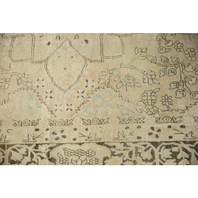 Antique Distressed Kerman Carpet - 7'10" X 10'11" For Sale - Image 9 of 13