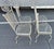Russell Woodard Vintage Rare 1960's Russell Woodard Attributed Mesh Wrought Iron Patio Glass Table and 4 Chairs For Sale - Image 4 of 18