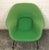 Knoll Mid 20th Century Green Womb Chair and Ottoman Attributed to Knoll For Sale - Image 4 of 17