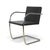 Mid-Century Modern Mies Van Der Rohe Thin Brno Chairs by Knoll For Sale - Image 3 of 6