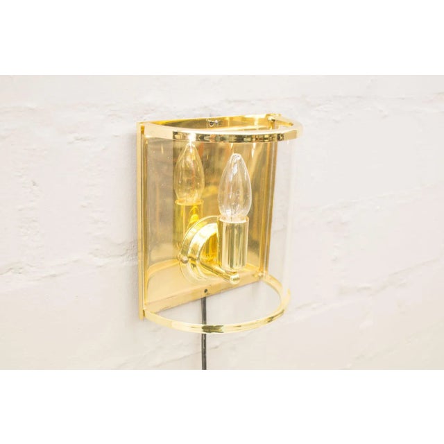 Gilded Wall Lights, 1960s, Set of 2 For Sale - Image 6 of 8