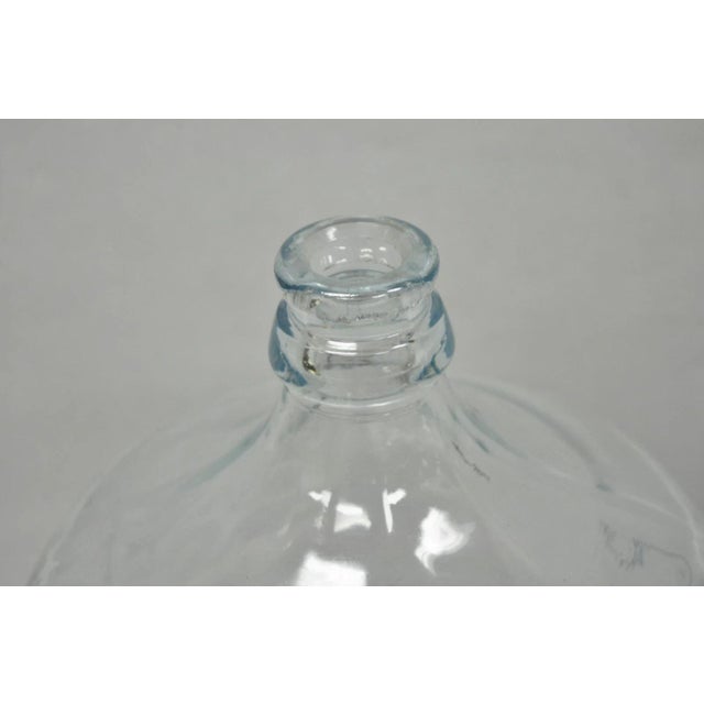 Wood Vintage Great Bear Clear 5 Gallon Glass Carboy Jug in Wooden Crate - Pair For Sale - Image 7 of 16