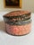 Paper Vintage 1970s Kashmiri Papier Mâché Floral Trinket Box Black Pink and Gold For Sale - Image 7 of 11