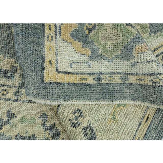 Textile Turkish Oushak Rug 4' x 8'1" #18127 For Sale - Image 7 of 8