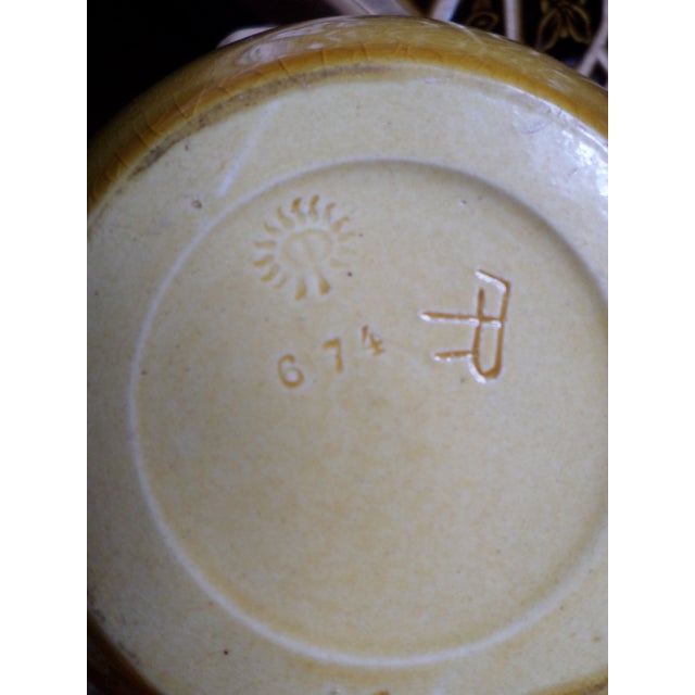 Rare Antique Rookwood Pottery Signed Frederick Rothenbush Corn Design Jug For Sale - Image 11 of 11