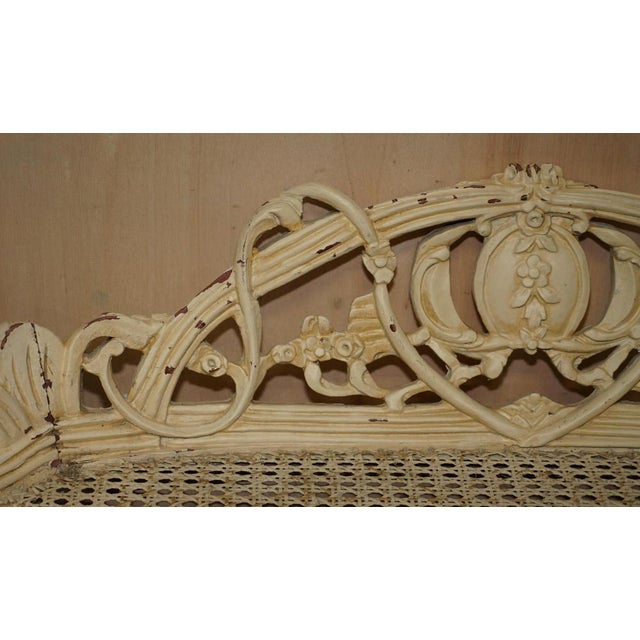 Antique French Window Seat Bench, 1880 For Sale - Image 12 of 18