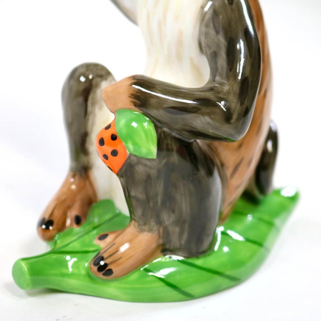Ceramic Lynn Chase Porcelain Monkey Business Candle Holder For Sale - Image 7 of 11