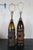 Late 20th Century Late 20th Century 2 Rare Frederick Cooper Hand Blown Brutalist Glass Wine Bottle Lamps 42" For Sale - Image 5 of 18